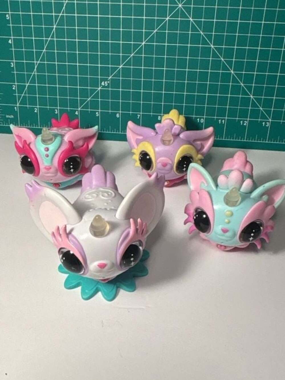 Lot of 4 WowWee Pixie Belles Interactive Enchanted Animal Toys